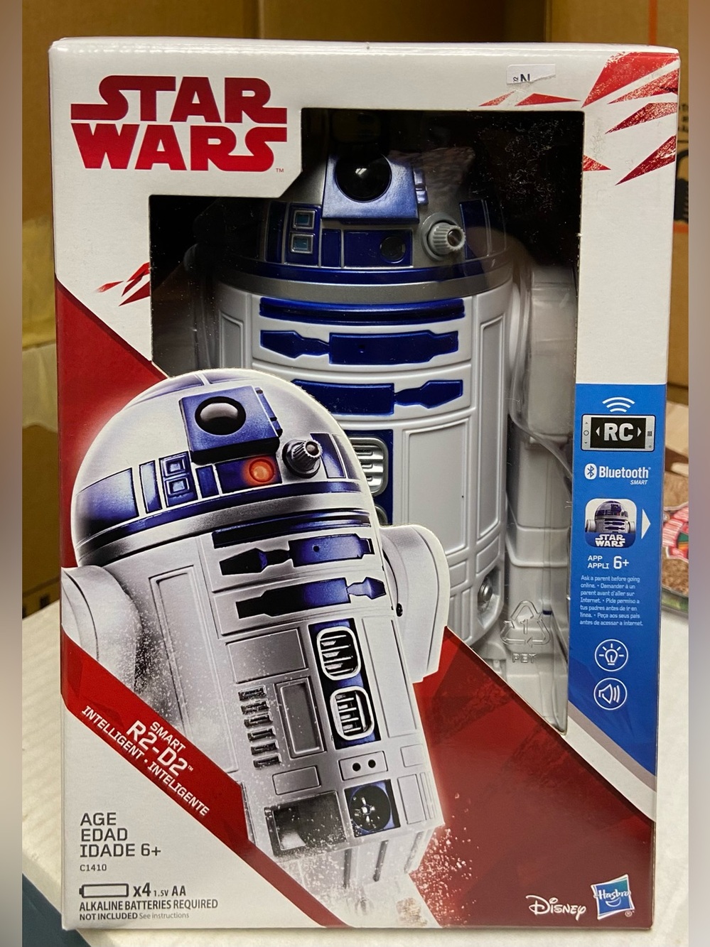 New Star Wars Smart Enabled R2‑D2 Interactive Robot App Remote Control Hasbro